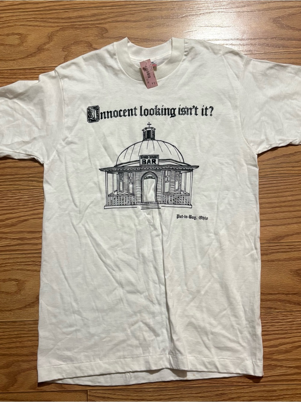 Vintage Deadstock Round House Bar Put In Bay Ohio Souvenir Shirt Medium Travel